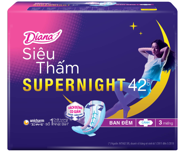Diana Supernight Siêu Ban Đêm 42cm